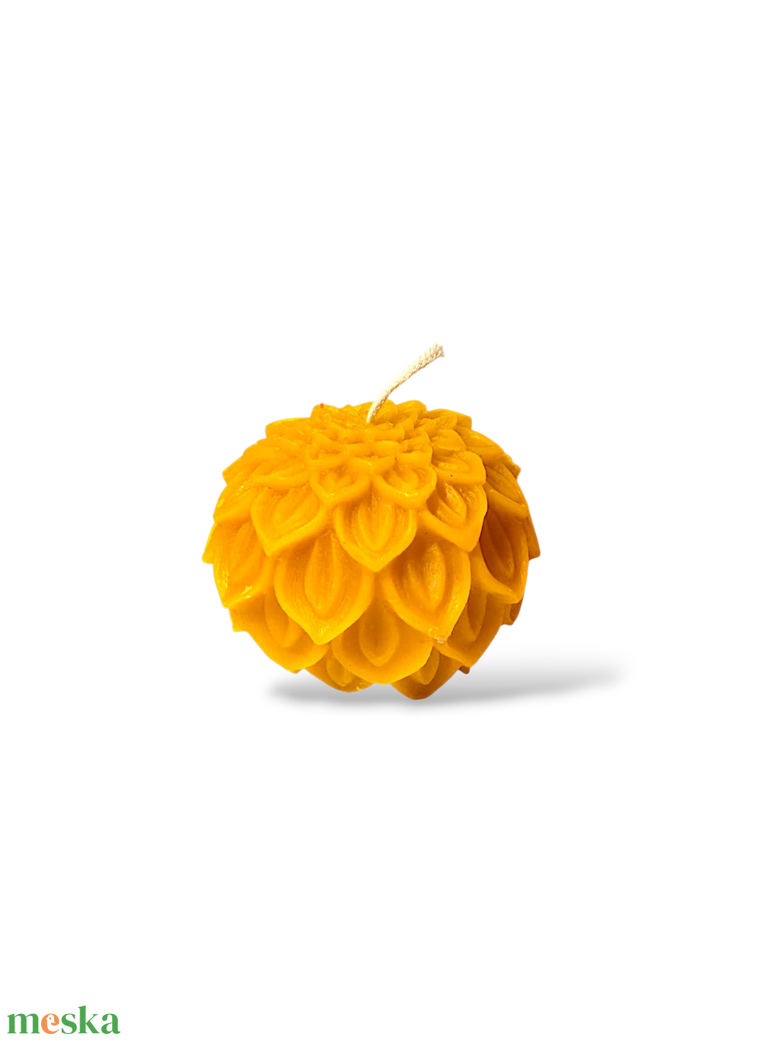 Méhviasz gyertya virág  - esküvő - dekoráció - gyertya & gyertyatartó - Meska.hu