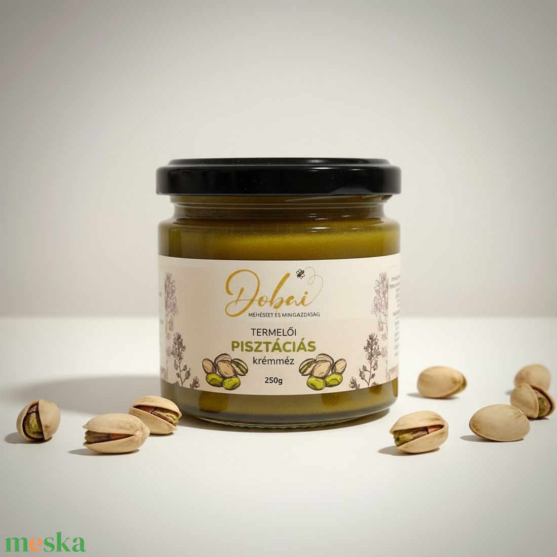 PISZTÁCIAVARÁZS - 100 %-os pisztáciás krémméz  - élelmiszer - méz & propolisz - Meska.hu