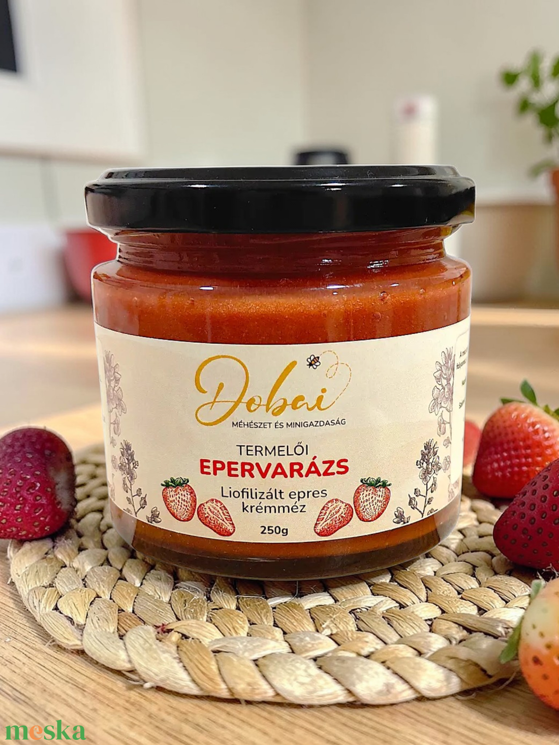 EPERVARÁZS - Liofilizált epres krémméz  - élelmiszer - méz & propolisz - Meska.hu