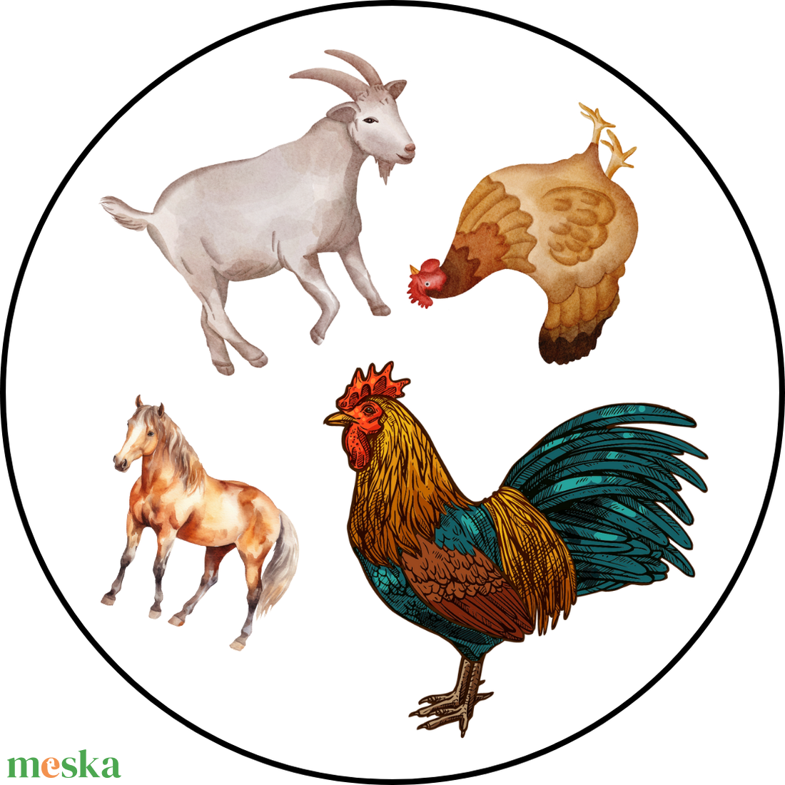 Fejlesztő kártyajáték: a farm állatai (13 lapos) - játék & sport - táblajáték és kártyajáték - kártya - Meska.hu