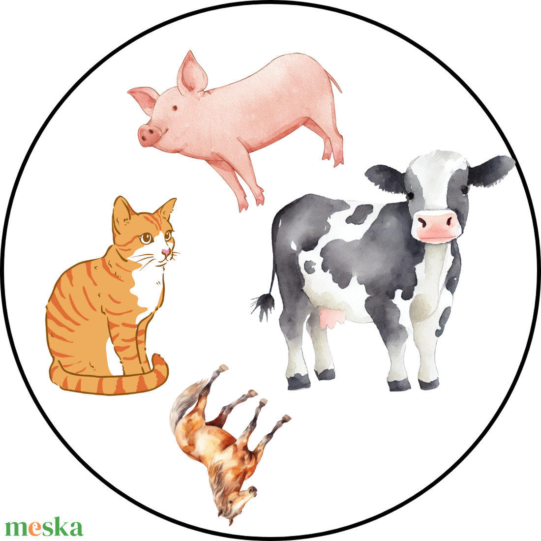 Fejlesztő kártyajáték: a farm állatai (13 lapos) - játék & sport - táblajáték és kártyajáték - kártya - Meska.hu