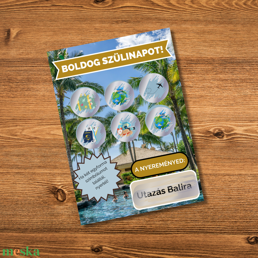 Kaparós sorsjegy utazás ajándékozásához - otthon & életmód - papír, írószer - ajándékozás kellékei - ajándék sorsjegy - Meska.hu Kaparós sorsjegy utazás ajándékozásához - otthon & életmód - papír, írószer - ajándékozás kellékei - ajándék sorsjegy - Meska.hu