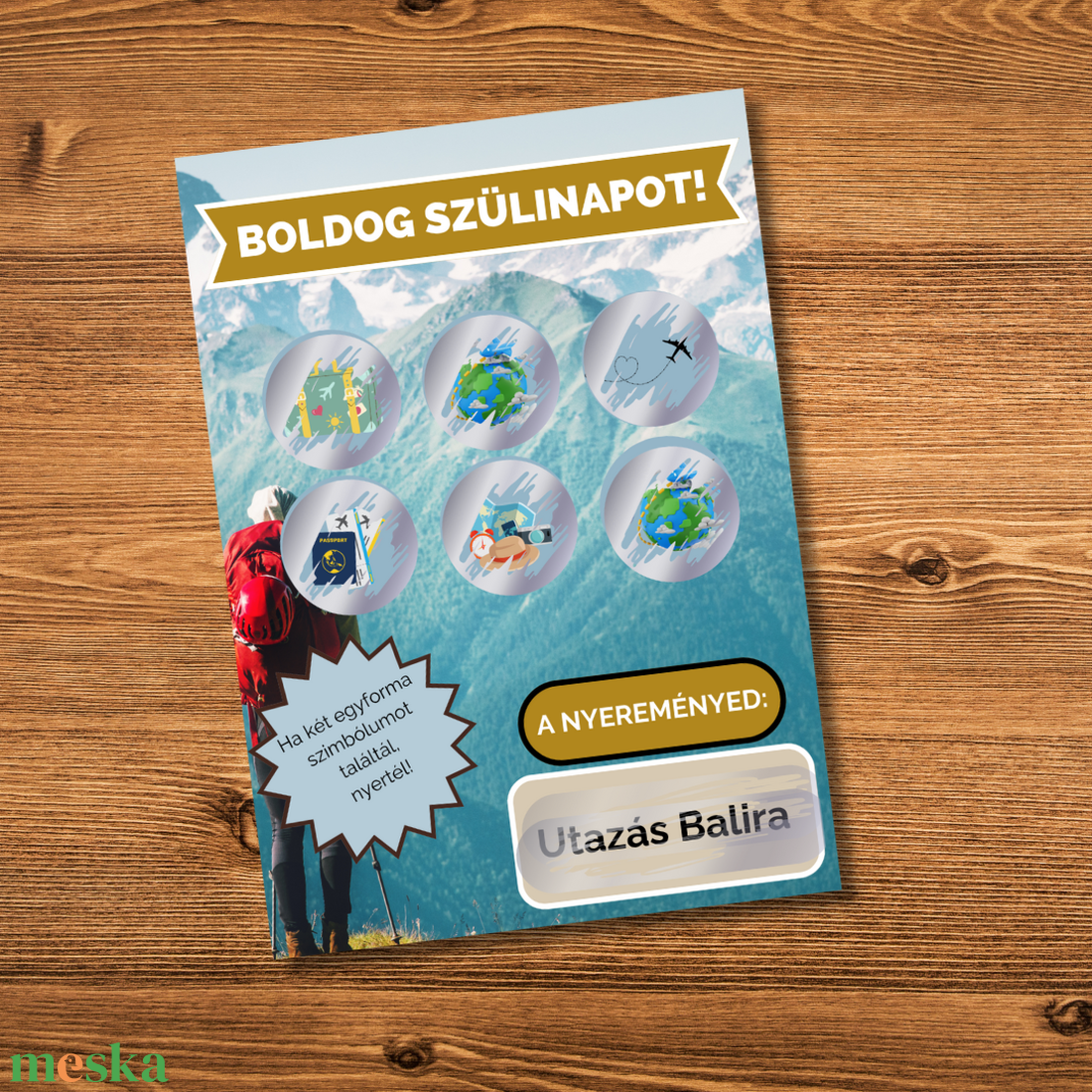 Kaparós sorsjegy utazás ajándékozásához - otthon & életmód - papír, írószer - ajándékozás kellékei - ajándék sorsjegy - Meska.hu Kaparós sorsjegy utazás ajándékozásához - otthon & életmód - papír, írószer - ajándékozás kellékei - ajándék sorsjegy - Meska.hu