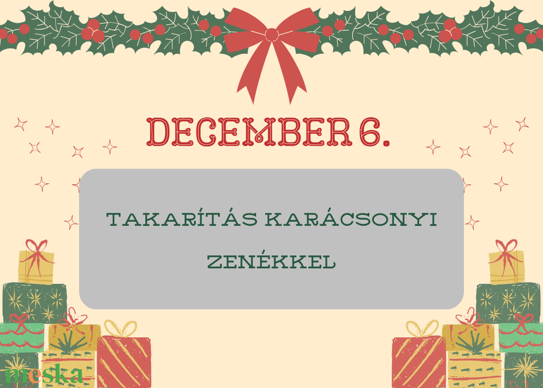 Kaparós adventi naptár-kártyák - karácsony - adventi díszek - adventi naptár - Meska.hu