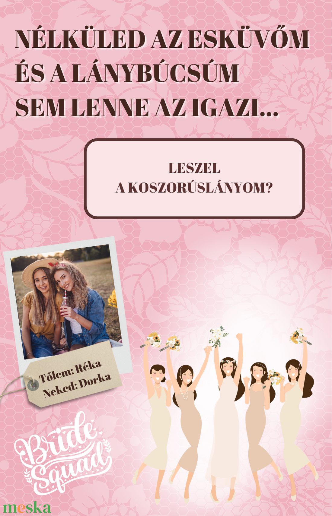 Koszorúslányfelkérő kaparós, saját fotóval - esküvő - meghívó & kártya - tanú felkérő - Meska.hu Koszorúslányfelkérő kaparós, saját fotóval - esküvő - meghívó & kártya - tanú felkérő - Meska.hu