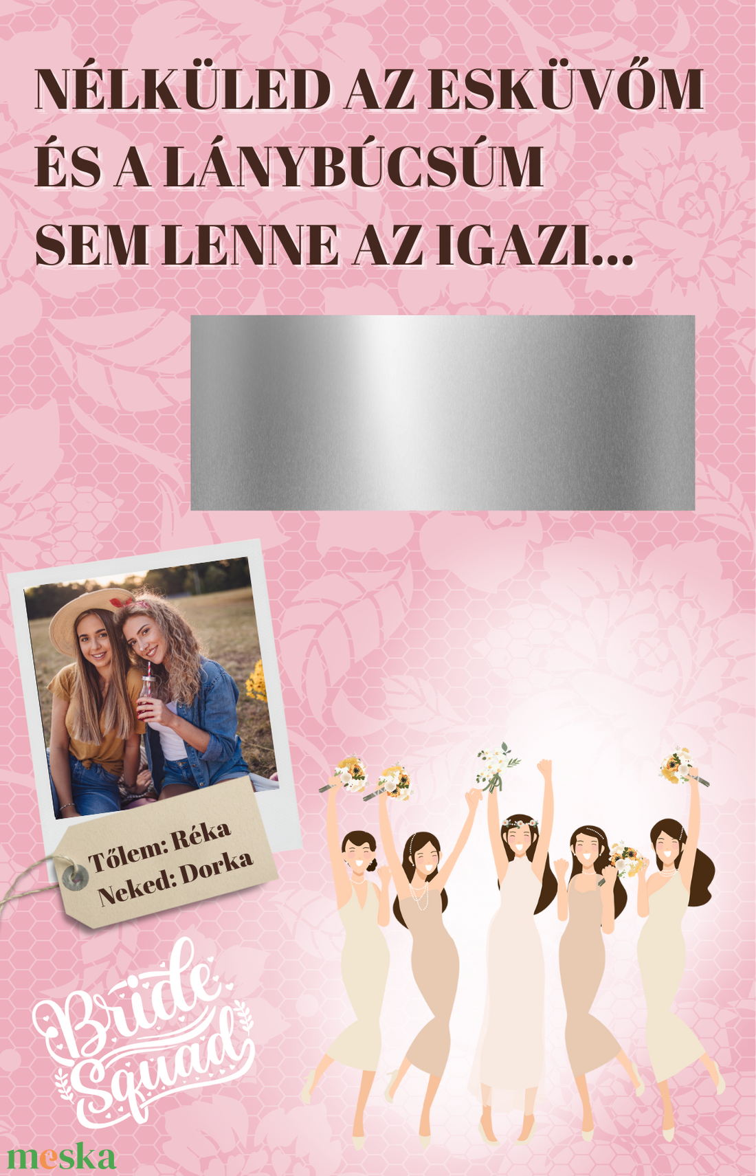 Koszorúslányfelkérő kaparós, saját fotóval - esküvő - meghívó & kártya - tanú felkérő - Meska.hu Koszorúslányfelkérő kaparós, saját fotóval - esküvő - meghívó & kártya - tanú felkérő - Meska.hu