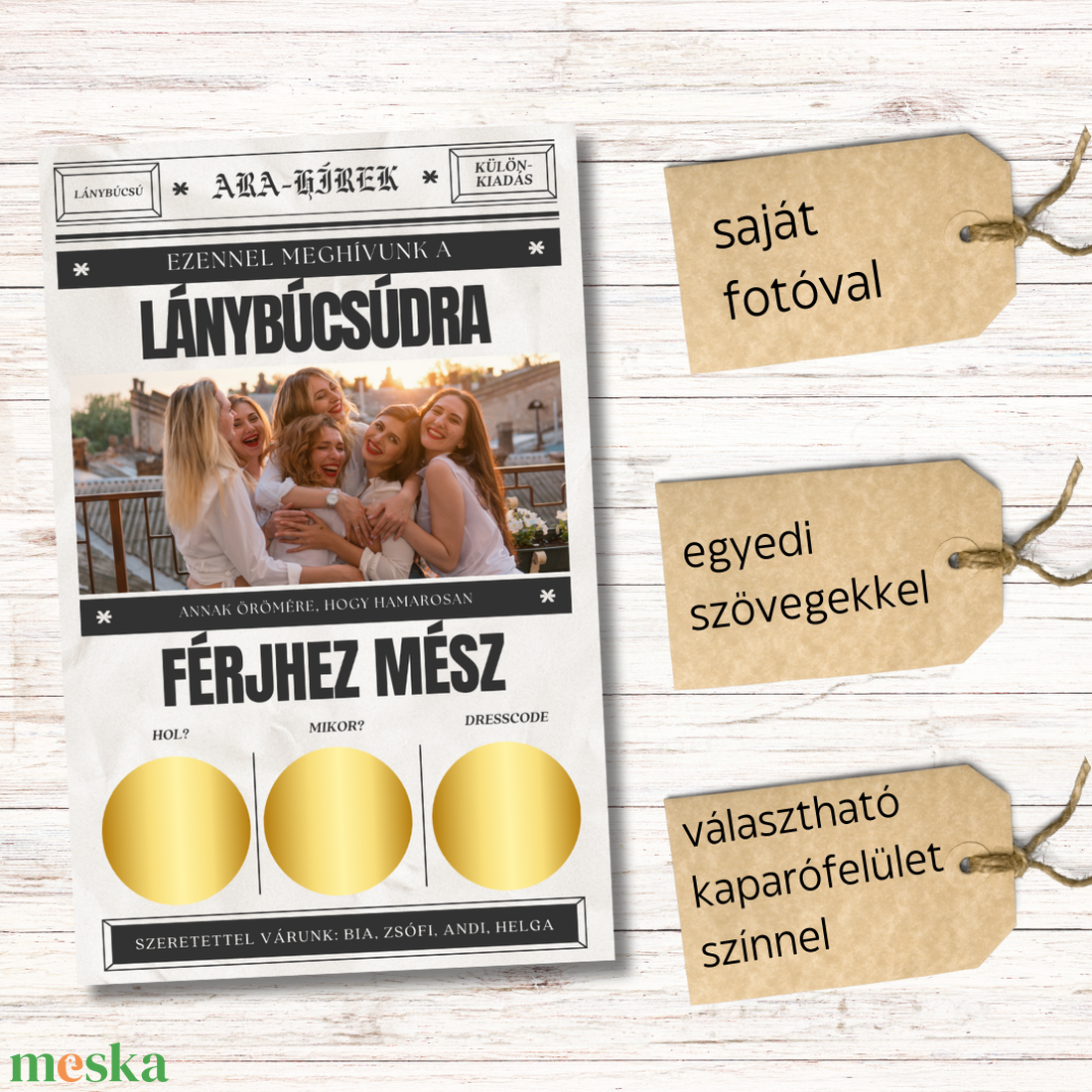 Kaparós lánybúcsú meghívó - esküvő - meghívó & kártya - tanú felkérő - Meska.hu Kaparós lánybúcsú meghívó - esküvő - meghívó & kártya - tanú felkérő - Meska.hu