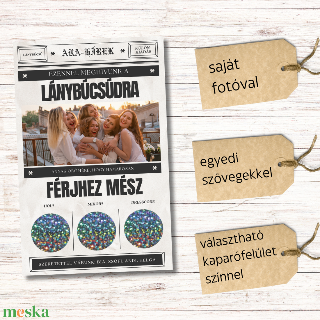 Kaparós lánybúcsú meghívó - esküvő - meghívó & kártya - tanú felkérő - Meska.hu Kaparós lánybúcsú meghívó - esküvő - meghívó & kártya - tanú felkérő - Meska.hu
