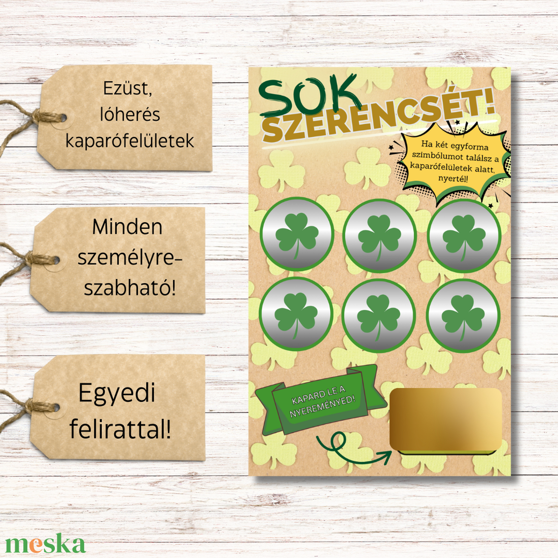Kaparós sorsjegy egyedi szöveggel - otthon & életmód - papír, írószer - ajándékozás kellékei - ajándék sorsjegy - Meska.hu Kaparós sorsjegy egyedi szöveggel - otthon & életmód - papír, írószer - ajándékozás kellékei - ajándék sorsjegy - Meska.hu
