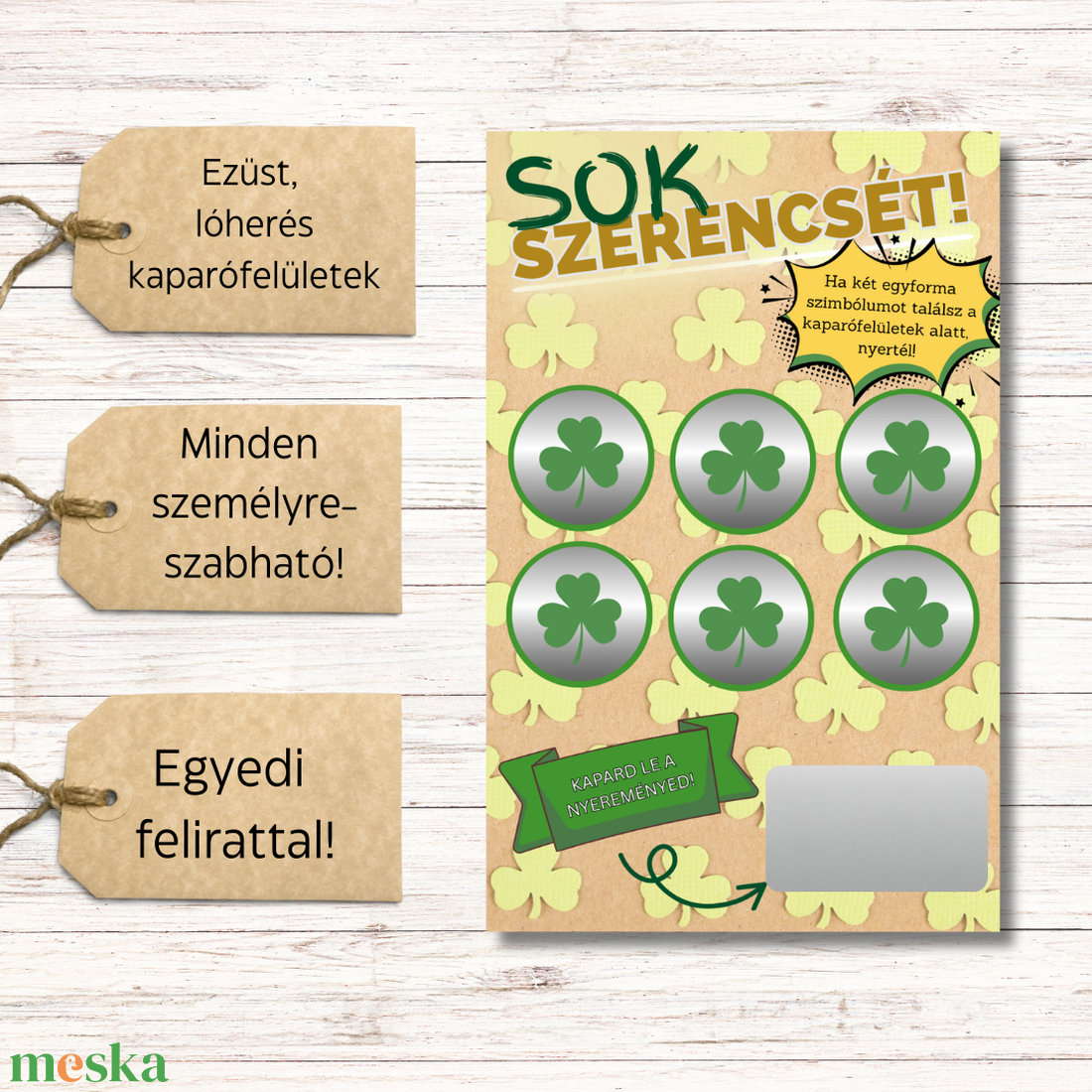 Kaparós sorsjegy egyedi szöveggel - otthon & életmód - papír, írószer - ajándékozás kellékei - ajándék sorsjegy - Meska.hu Kaparós sorsjegy egyedi szöveggel - otthon & életmód - papír, írószer - ajándékozás kellékei - ajándék sorsjegy - Meska.hu