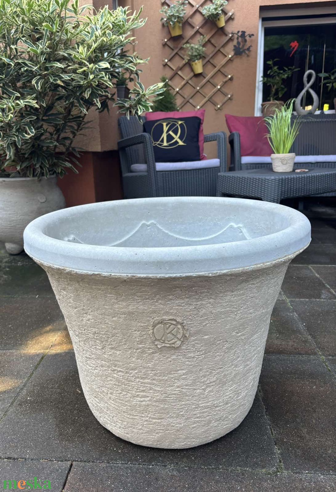 Attila kőedény - otthon & életmód - ház & kert - virágláda, balkonláda - Meska.hu