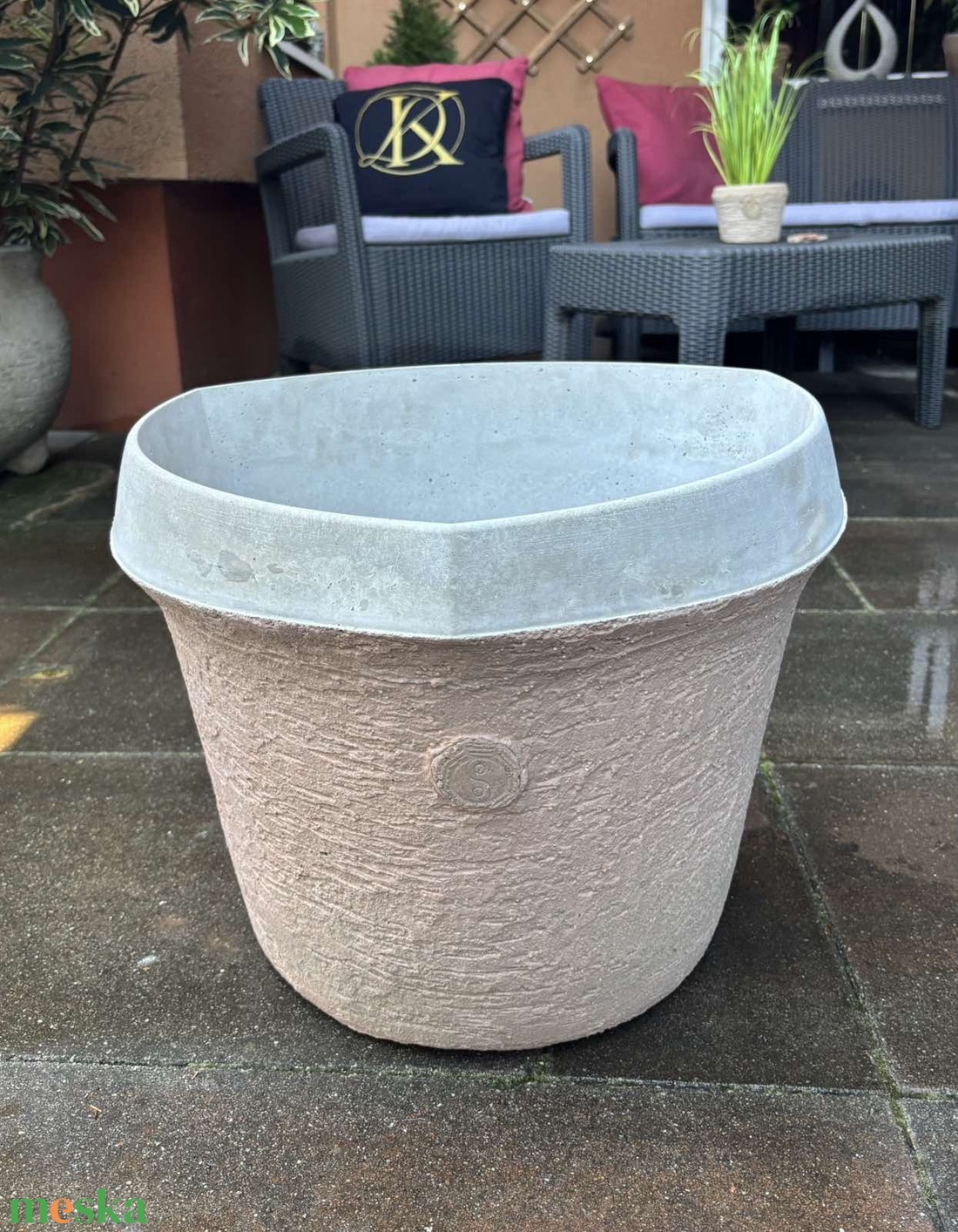 Előd kőedény - otthon & életmód - ház & kert - virágláda, balkonláda - Meska.hu