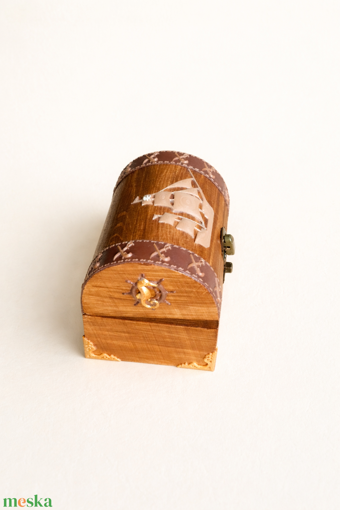 Feliratozható fa kalóz kincsesláda � egyedi ajándék gyerekeknek és felnőtteknek - otthon & életmód - dekoráció - asztal és polc dekoráció - díszdoboz - Meska.hu