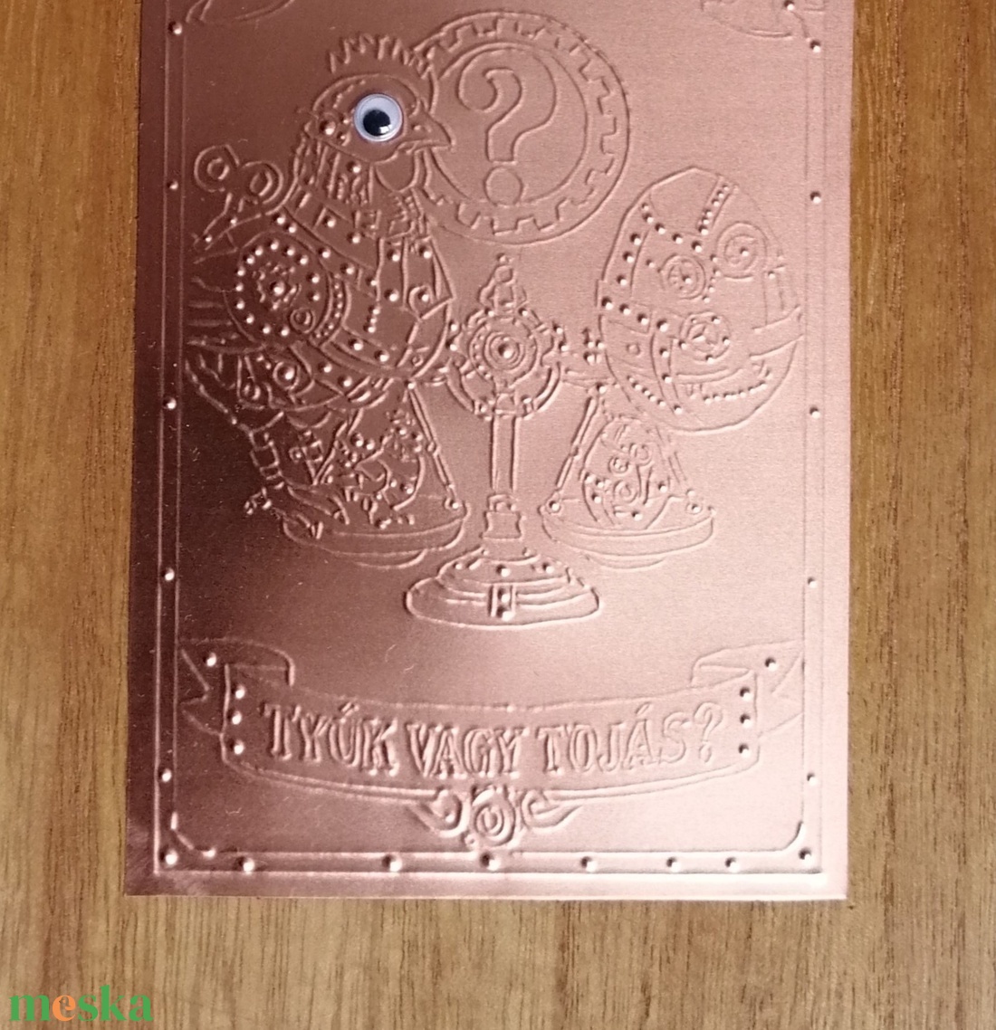 Egy különleges doboz diplomaosztóra:   Mi volt előbb? Tyúk vagy a tojás? - otthon & életmód - dekoráció - dísztárgy - Meska.hu