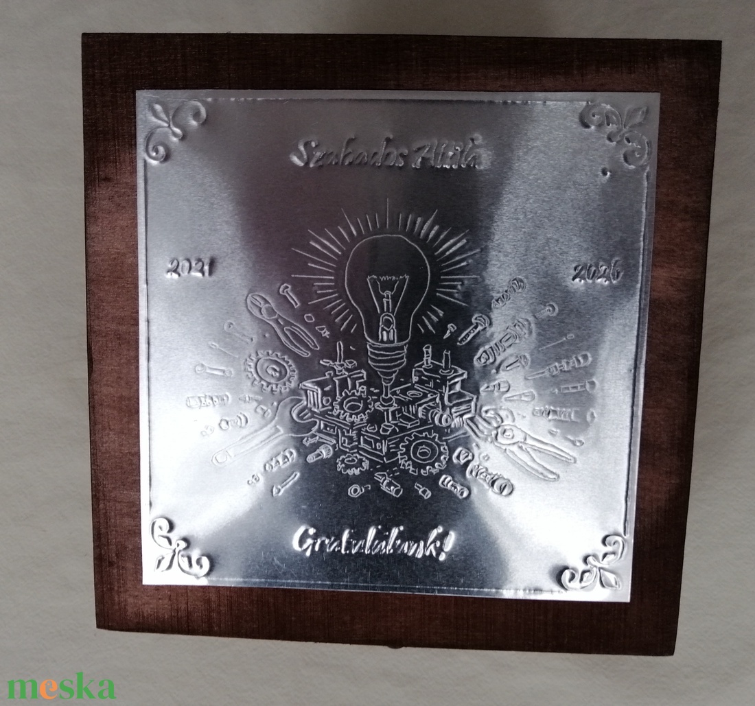 Különleges ajándék!                                                                Gépészmérnök és tanári diplomaosztóra - otthon & életmód - dekoráció - dísztárgy - Meska.hu