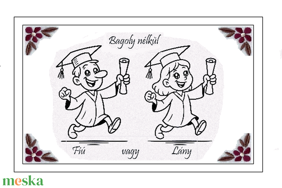 Emlékdoboz lányoknak és fiúknak 2026                                            Ballagásra, érettségire, diplomaosztóra  - otthon & életmód - dekoráció - asztal és polc dekoráció - díszdoboz - Meska.hu