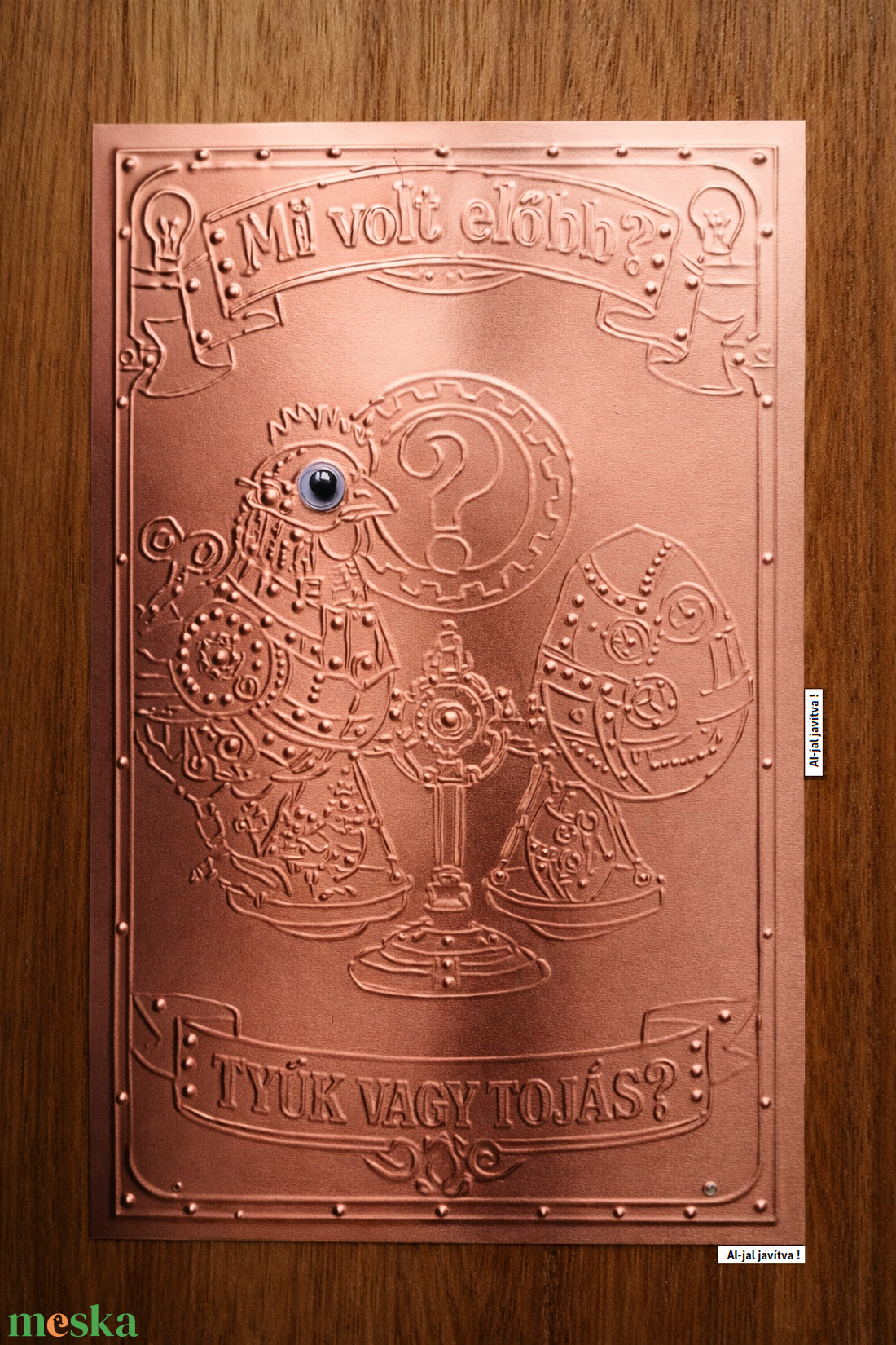 Egy különleges doboz diplomaosztóra:   Mi volt előbb? Tyúk vagy a tojás? -  - Meska.hu