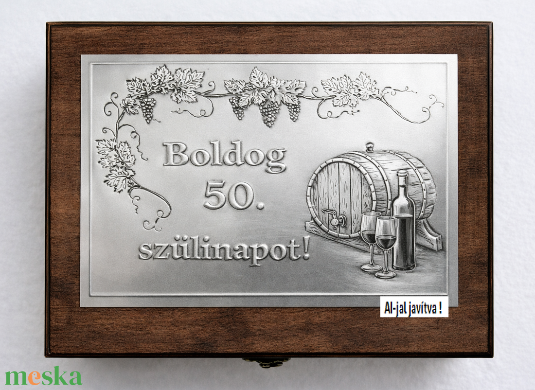 Hobbi borászok ajándéka - otthon & életmód - dekoráció - asztal és polc dekoráció - díszdoboz - Meska.hu