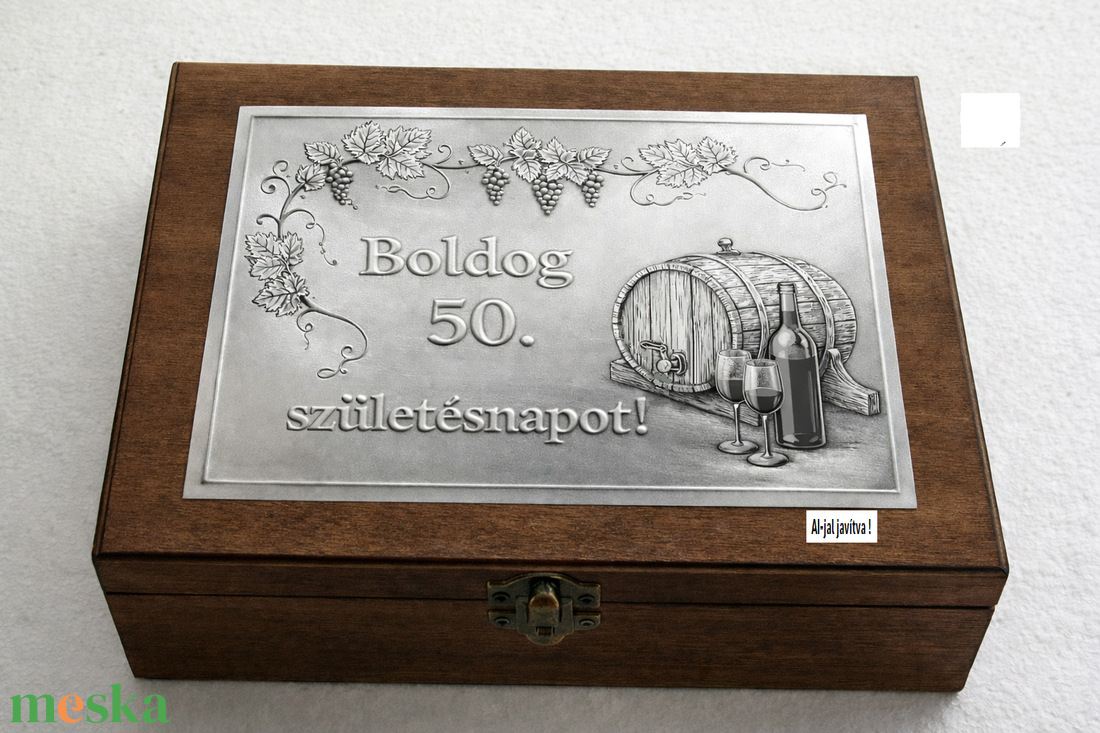 Hobbi borászok ajándéka - otthon & életmód - dekoráció - asztal és polc dekoráció - díszdoboz - Meska.hu