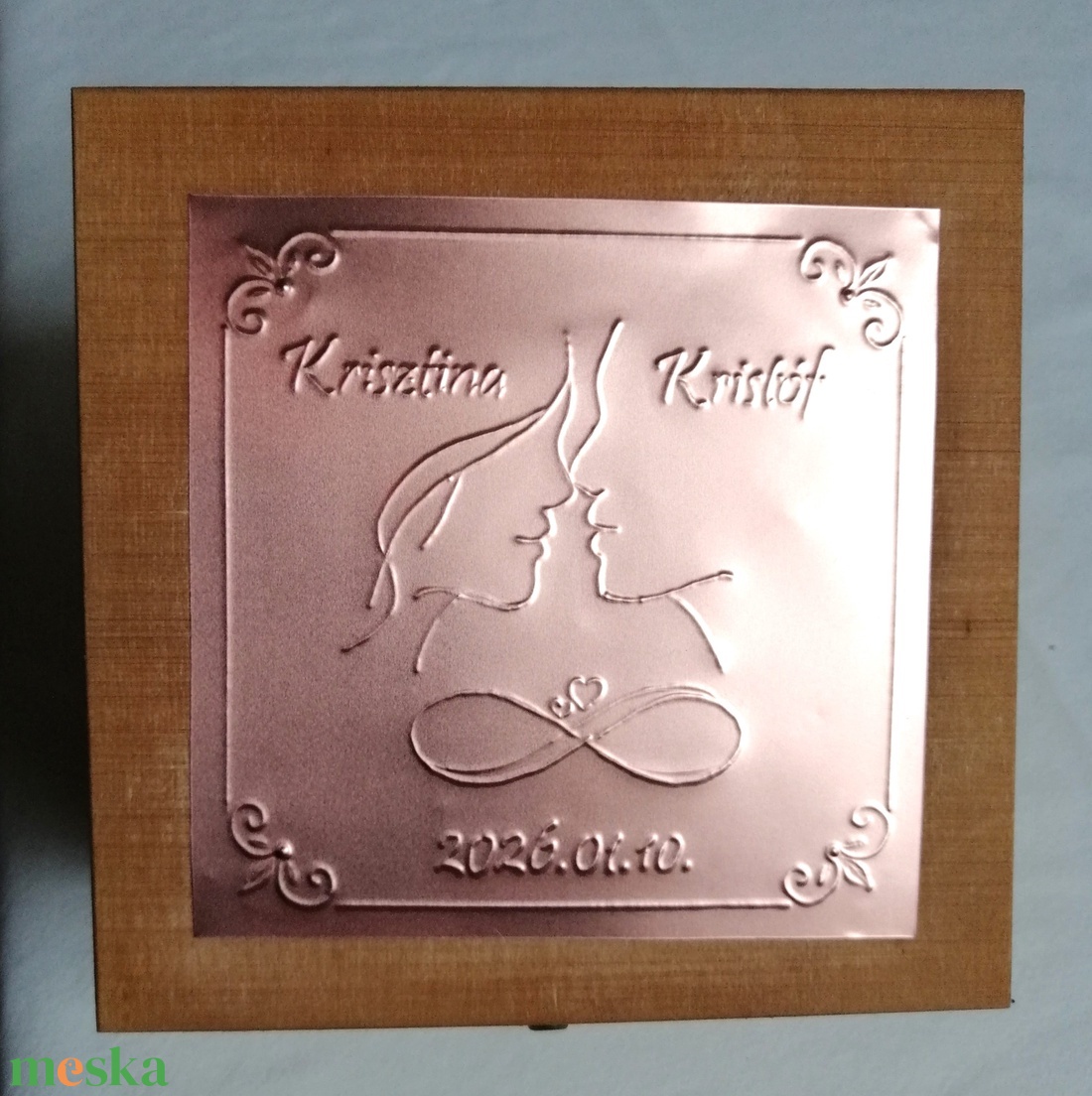 Végtelen -ül szép esküvői doboz 2026 - esküvő - emlék & ajándék - doboz - Meska.hu