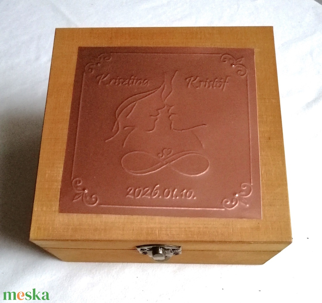 Végtelen -ül szép esküvői doboz 2026 - esküvő - emlék & ajándék - doboz - Meska.hu