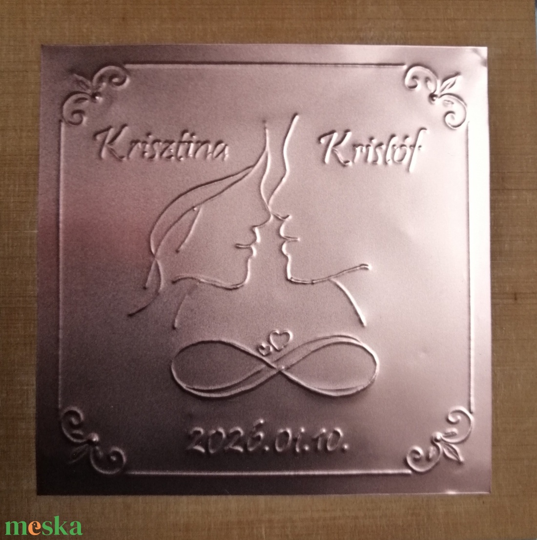 Végtelen -ül szép esküvői doboz 2026 - esküvő - emlék & ajándék - doboz - Meska.hu