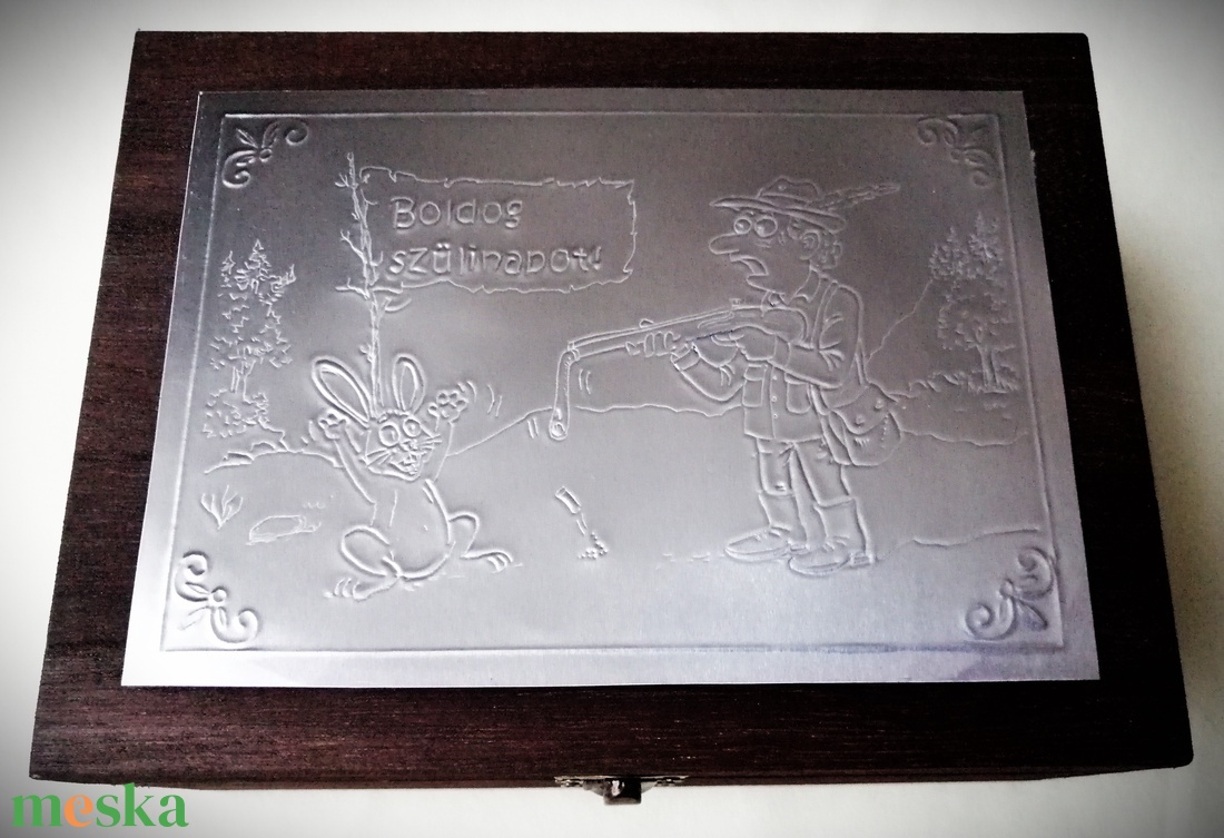 Vicces ajándék vadászoknak - otthon & életmód - dekoráció - asztal és polc dekoráció - díszdoboz - Meska.hu