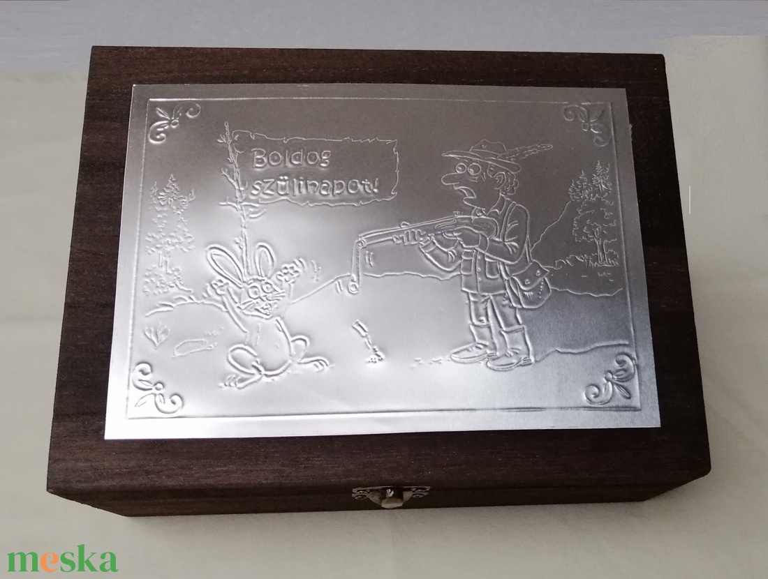 Vicces ajándék vadászoknak - otthon & életmód - dekoráció - asztal és polc dekoráció - díszdoboz - Meska.hu