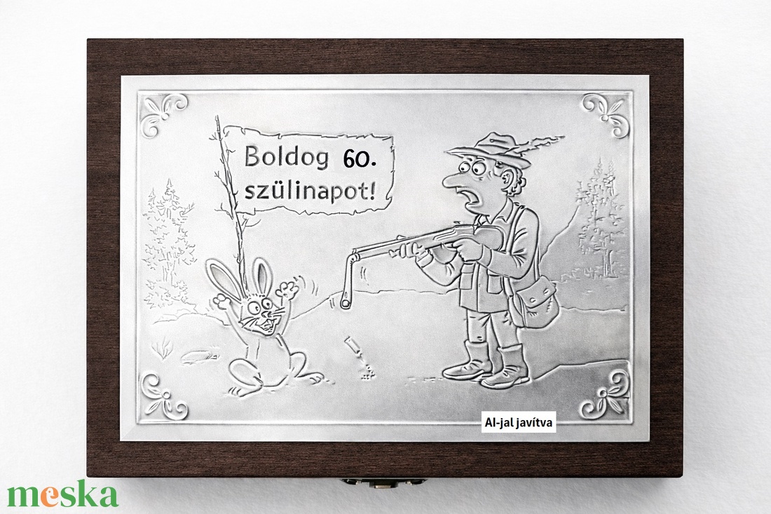 Vicces ajándék vadászoknak - otthon & életmód - dekoráció - asztal és polc dekoráció - díszdoboz - Meska.hu