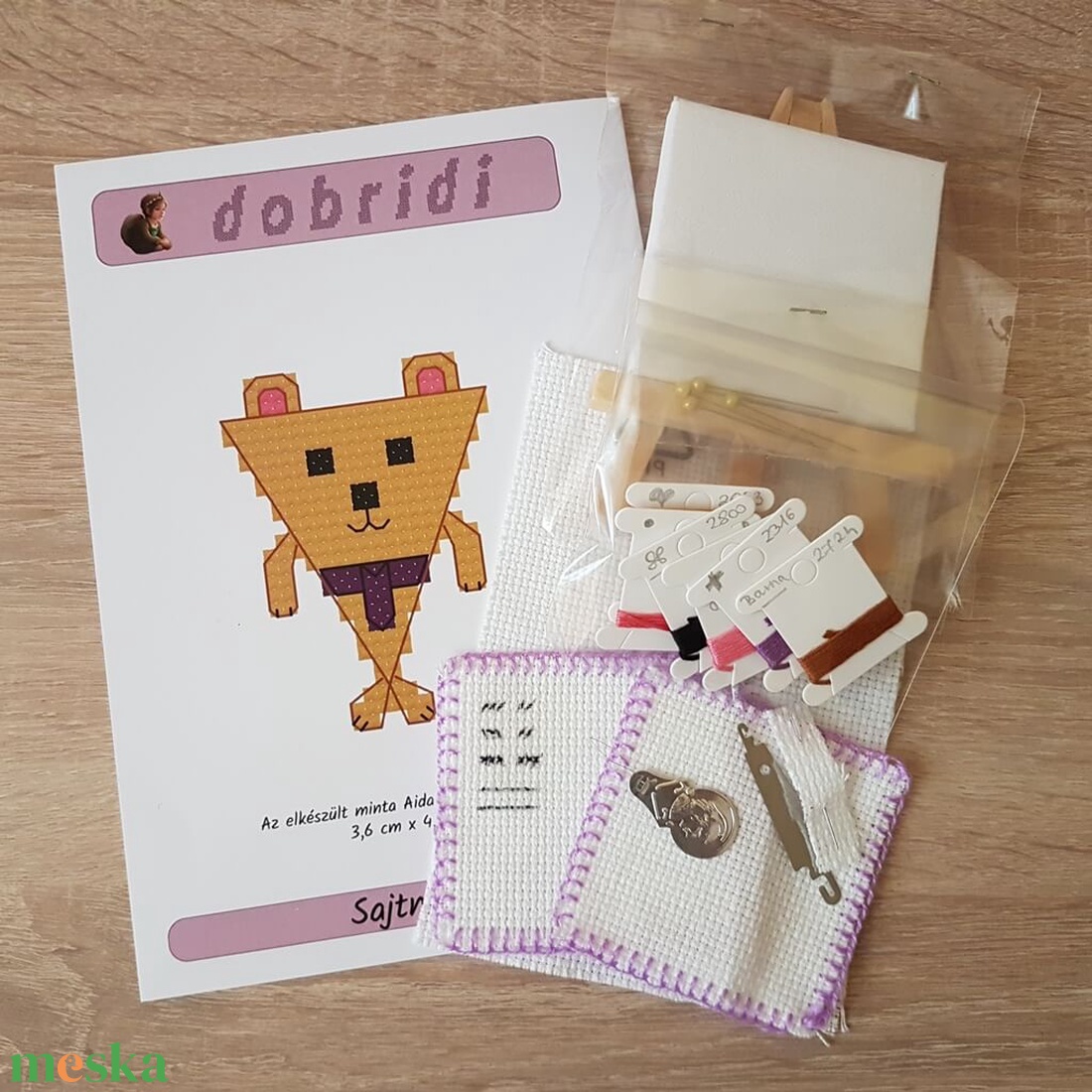 Kezdő keresztszemes készlet (kis)kamaszoknak - diy (csináld magad) - egységcsomag - Meska.hu