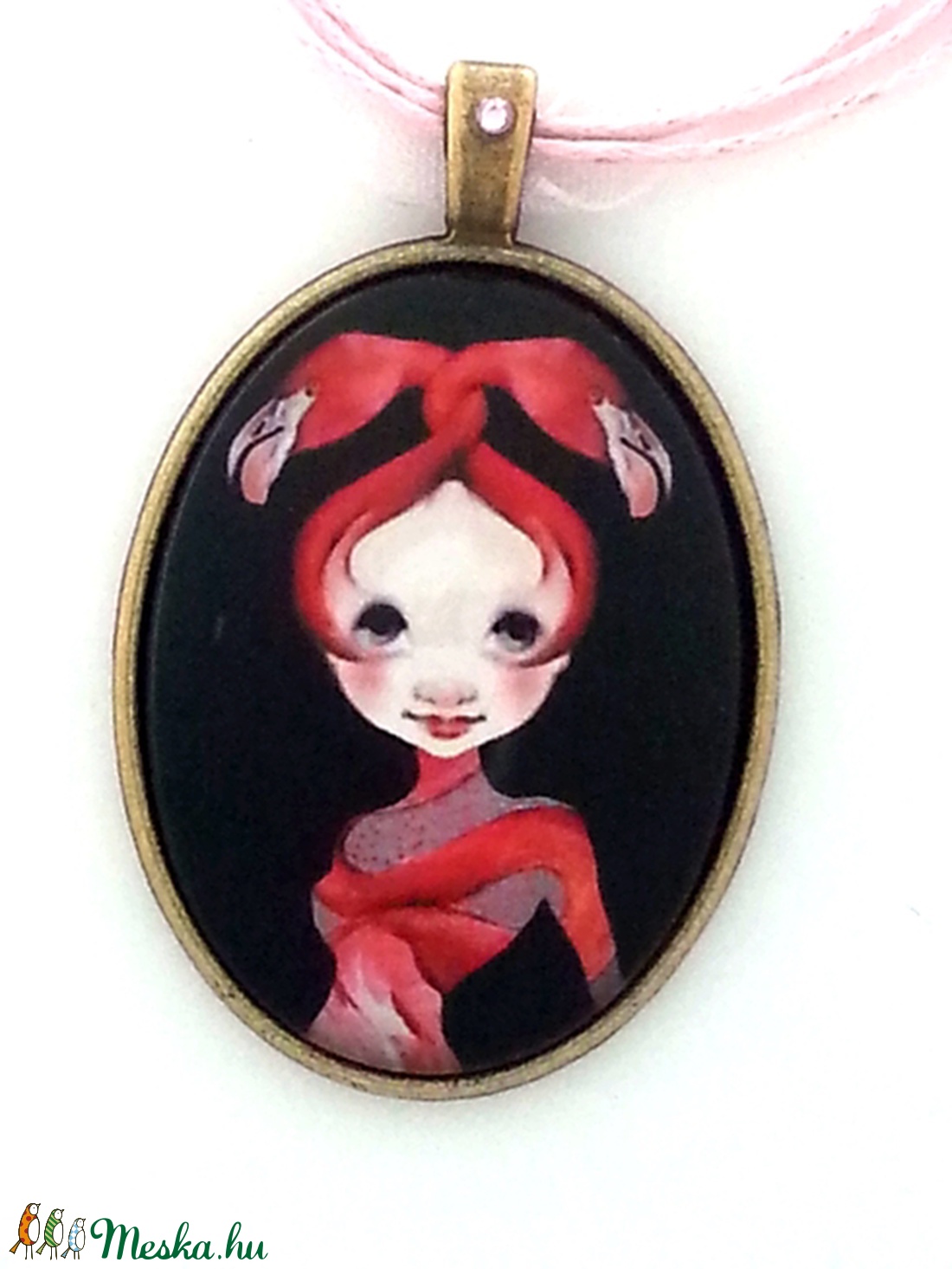 FLAMINGO nyaklánc medál -  - Meska.hu FLAMINGO nyaklánc medál -  - Meska.hu