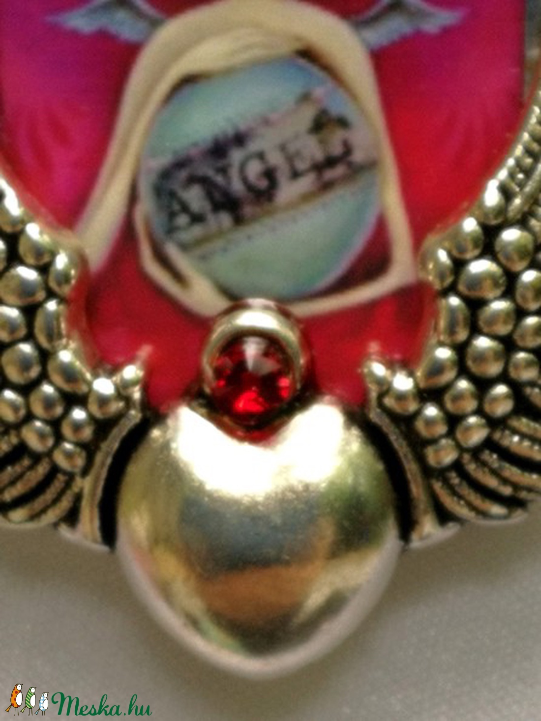 ANGEL  kézműves medál nyaklánccal -  - Meska.hu