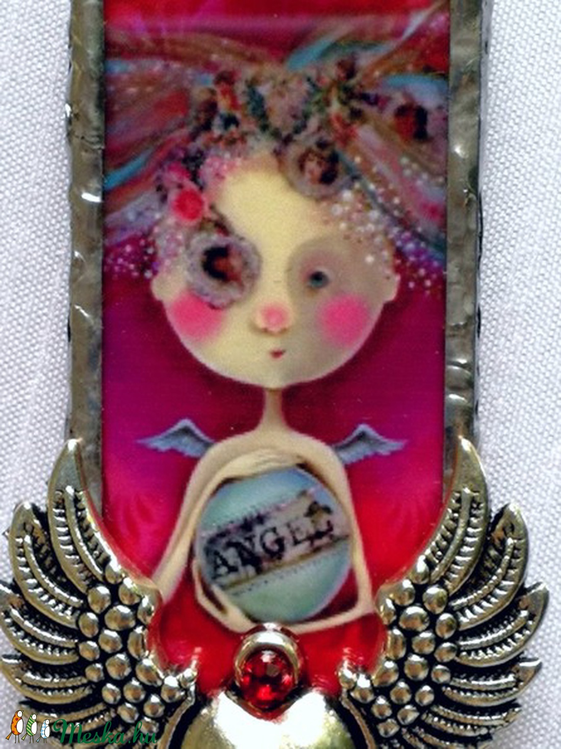 ANGEL  kézműves medál nyaklánccal -  - Meska.hu