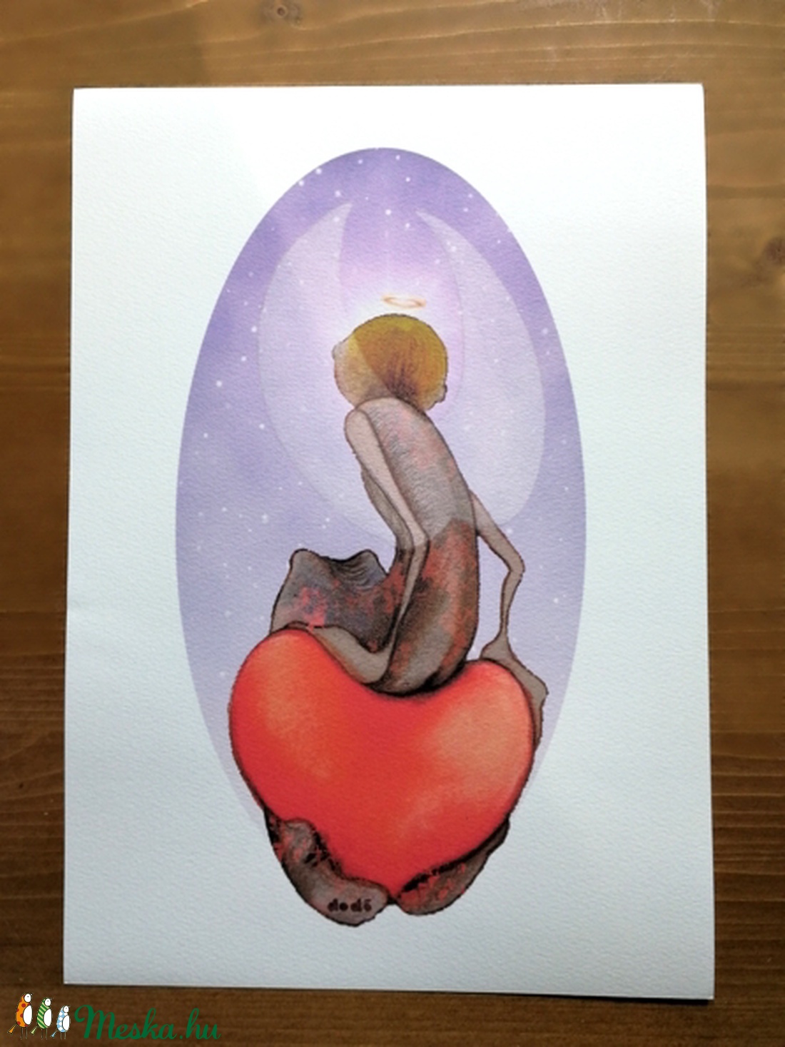 SZÍVANGYAL  grafikai nyomat  A4 -  - Meska.hu SZÍVANGYAL  grafikai nyomat  A4 -  - Meska.hu