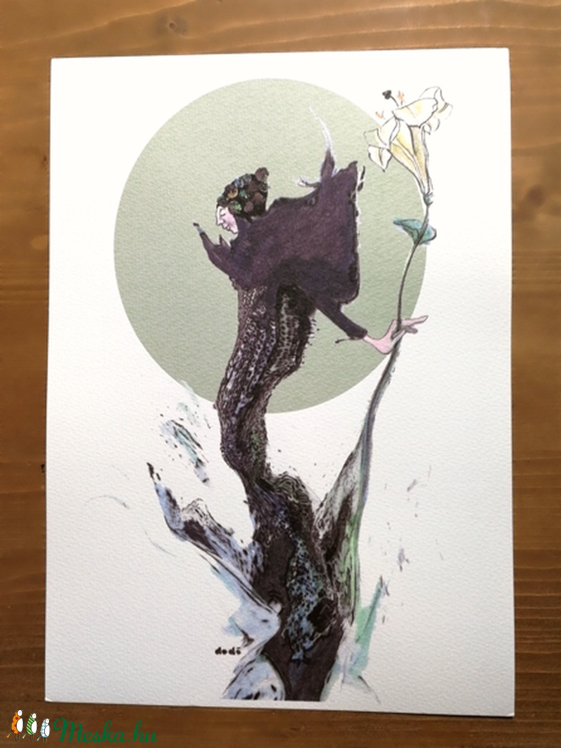 FEHÉR LILOM  grafikai nyomat  A4 -  - Meska.hu FEHÉR LILOM  grafikai nyomat  A4 -  - Meska.hu