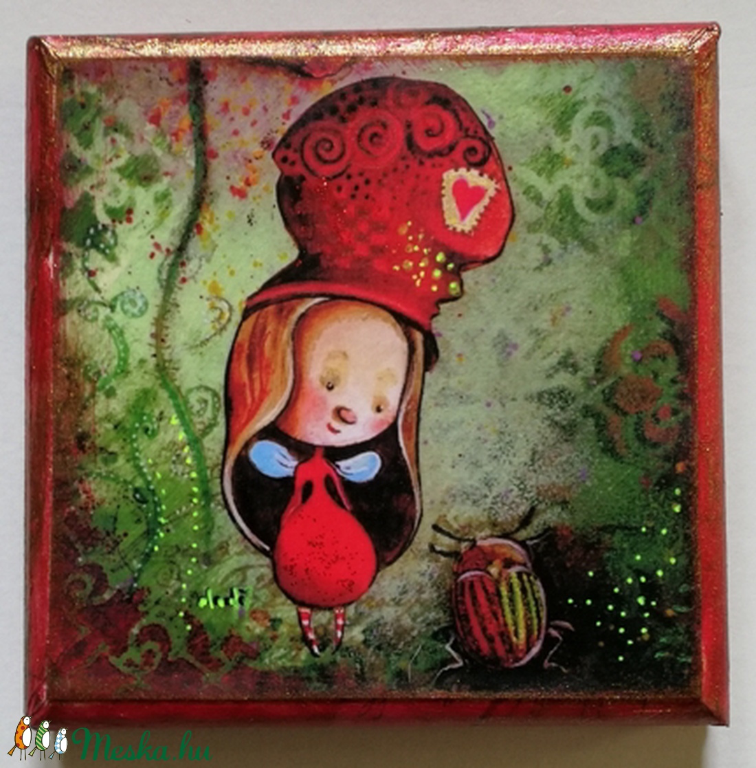 Piros a kedvencem Miniart -  - Meska.hu Piros a kedvencem Miniart -  - Meska.hu