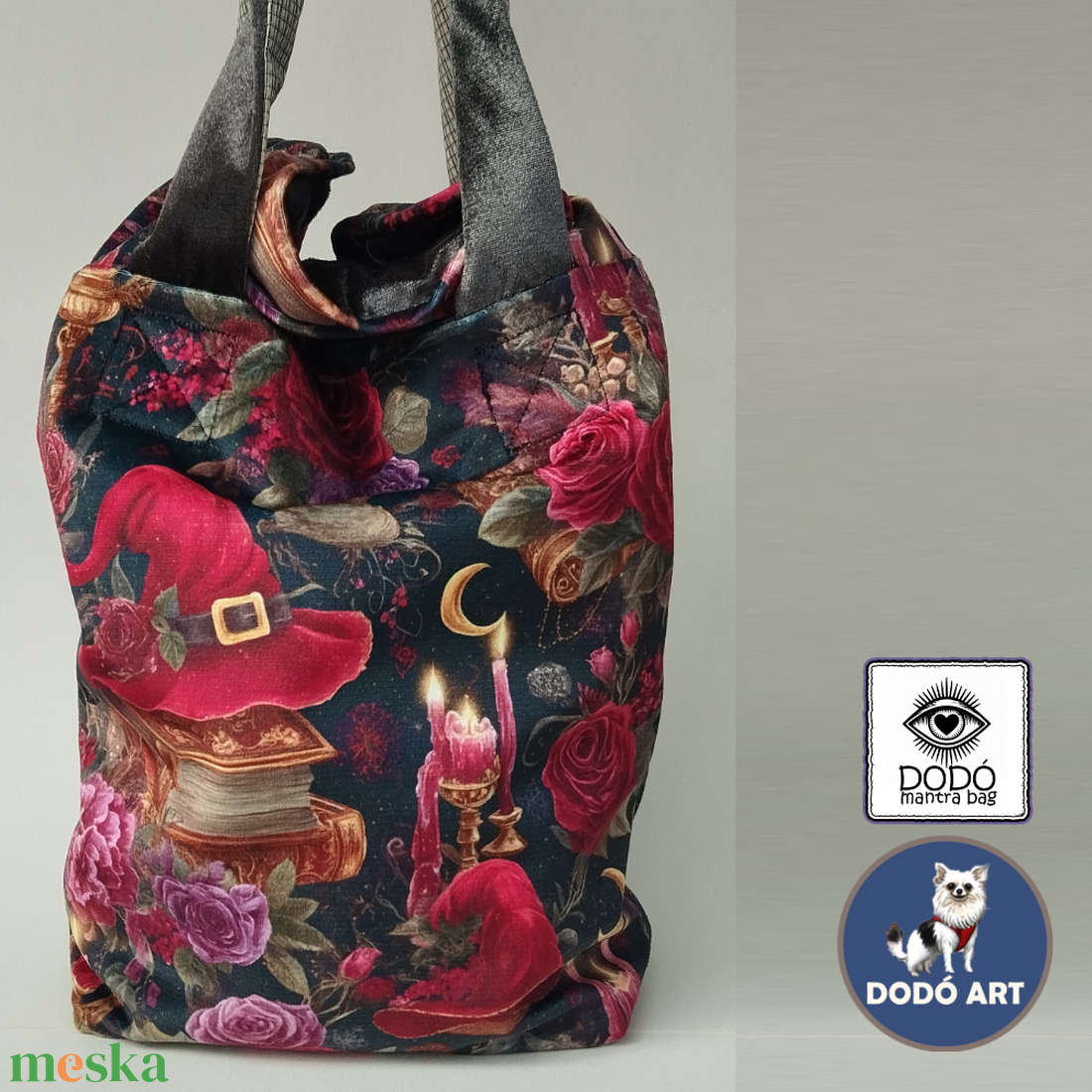 Boszis Bársonytáska / Magical Vibes - táska & tok - bevásárlás & shopper táska - shopper, textiltáska, szatyor - Meska.hu Boszis Bársonytáska / Magical Vibes - táska & tok - bevásárlás & shopper táska - shopper, textiltáska, szatyor - Meska.hu