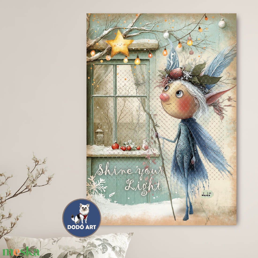 Tündéres Falikép / Csillag Varázs - művészet - grafika & illusztráció - művészi nyomat - Meska.hu Tündéres Falikép / Csillag Varázs - művészet - grafika & illusztráció - művészi nyomat - Meska.hu