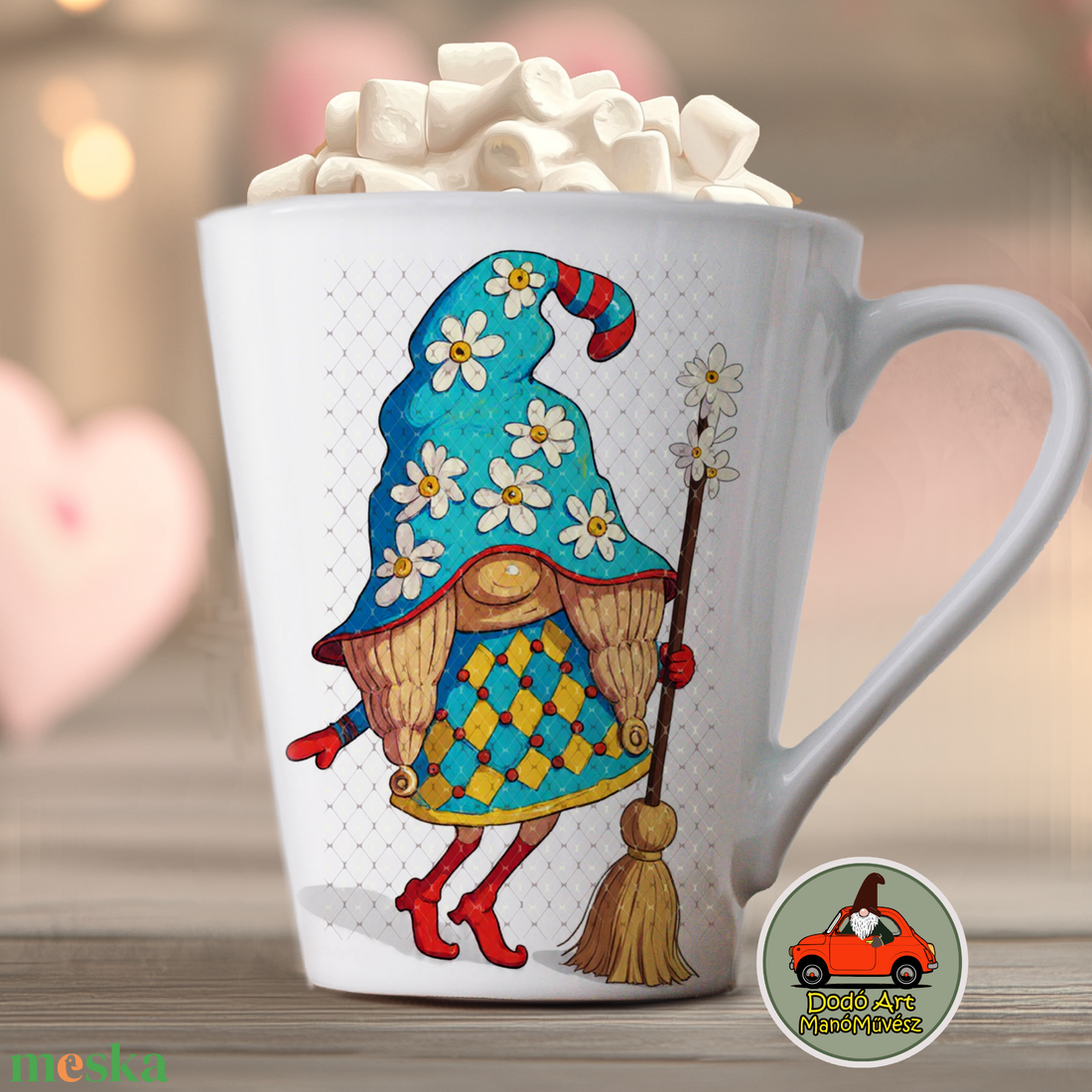 Boszis Latte Bögre / LUMI és a varázsseprű - otthon & életmód - konyhafelszerelés, tálalás - tálalás - bögre & csésze - Meska.hu