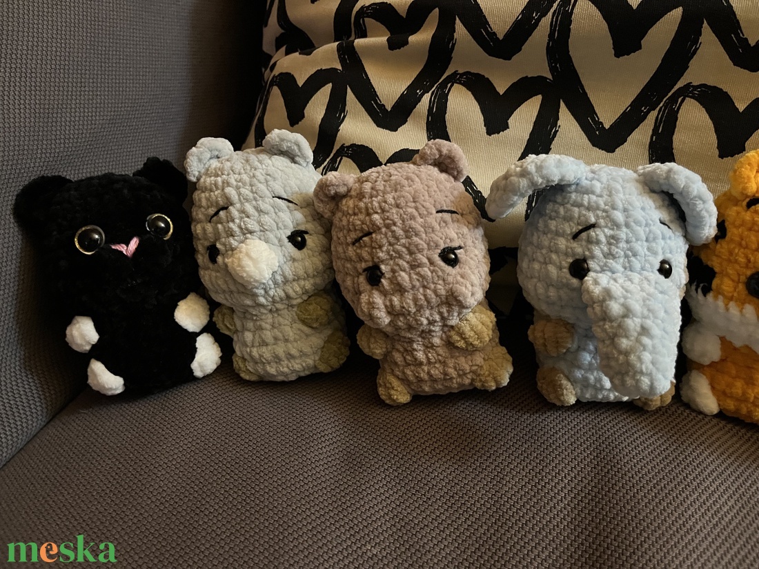 Mini Safari horgolt állatok - játék & sport - plüssállat & játékfigura - más figura - Meska.hu