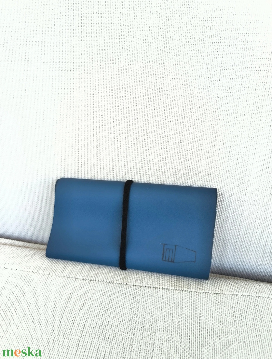 DOHIGARÁZS Dohánytartó / Dohánytárca - Bőr - Kézzel készített - Bordó - táska & tok - pénztárca & más tok - dohánytasak & szütyő - Meska.hu