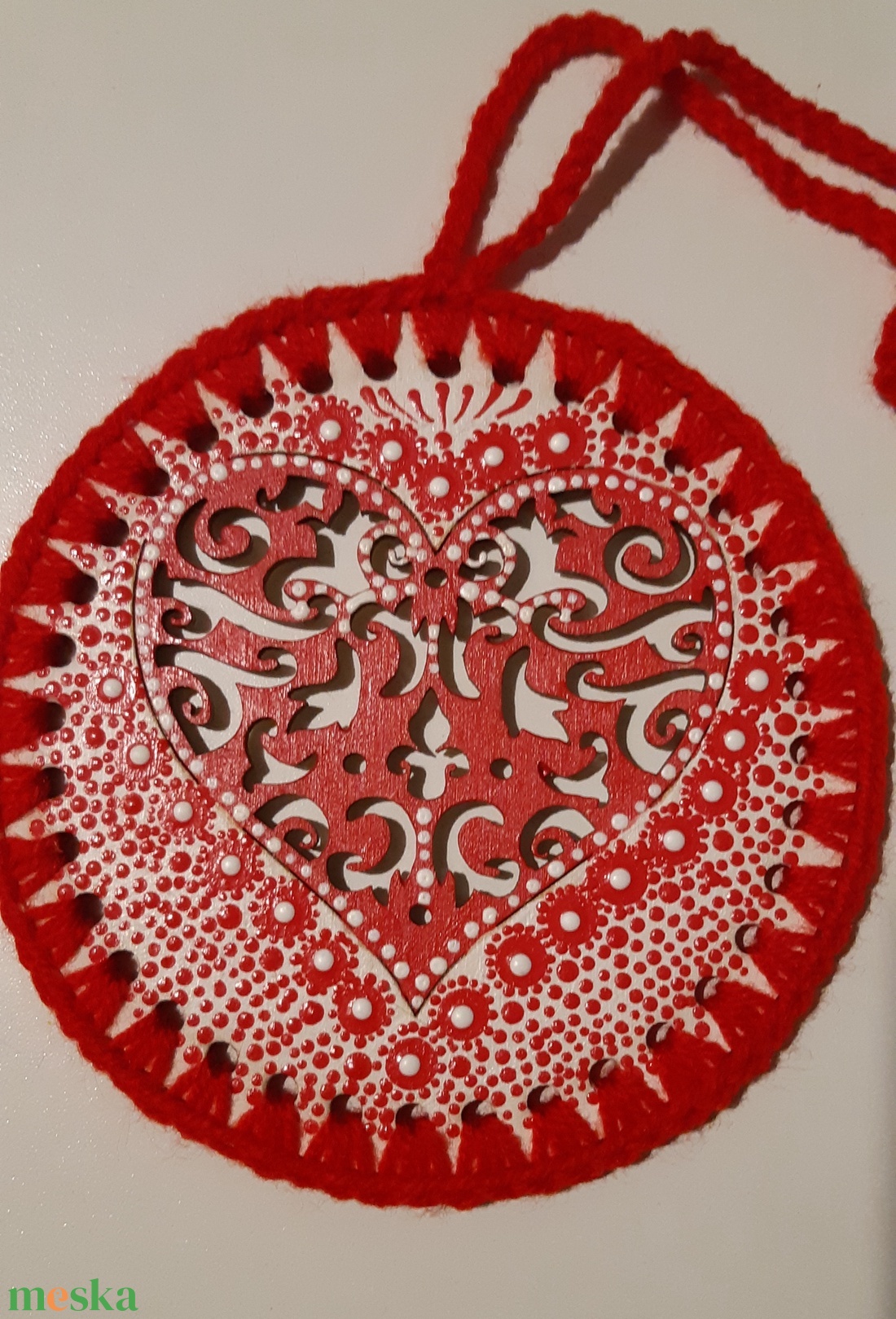 Szeretet mandala - otthon & életmód - dekoráció - kép & falikép - fából készült kép - Meska.hu