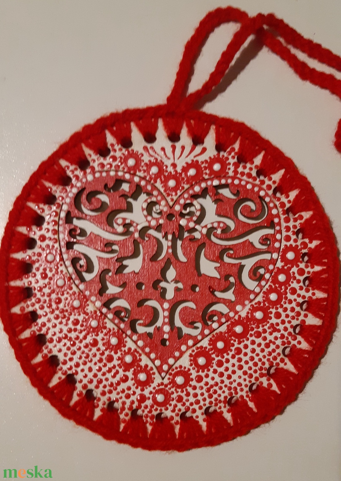 Szeretet mandala - otthon & életmód - dekoráció - kép & falikép - fából készült kép - Meska.hu