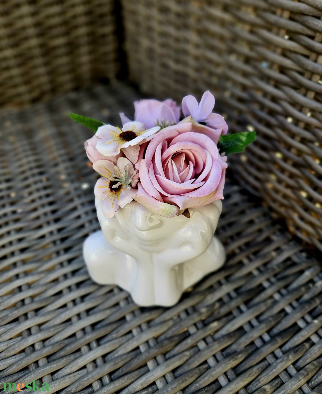 Kerámia női alak  - otthon & életmód - dekoráció - asztal és polc dekoráció - asztaldísz - Meska.hu