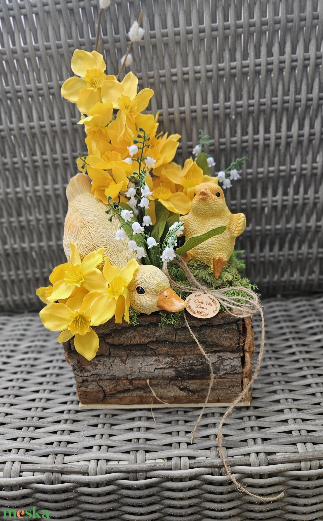 Baromfi banzáj asztaldísz  - otthon & életmód - dekoráció - asztal és polc dekoráció - asztaldísz - Meska.hu