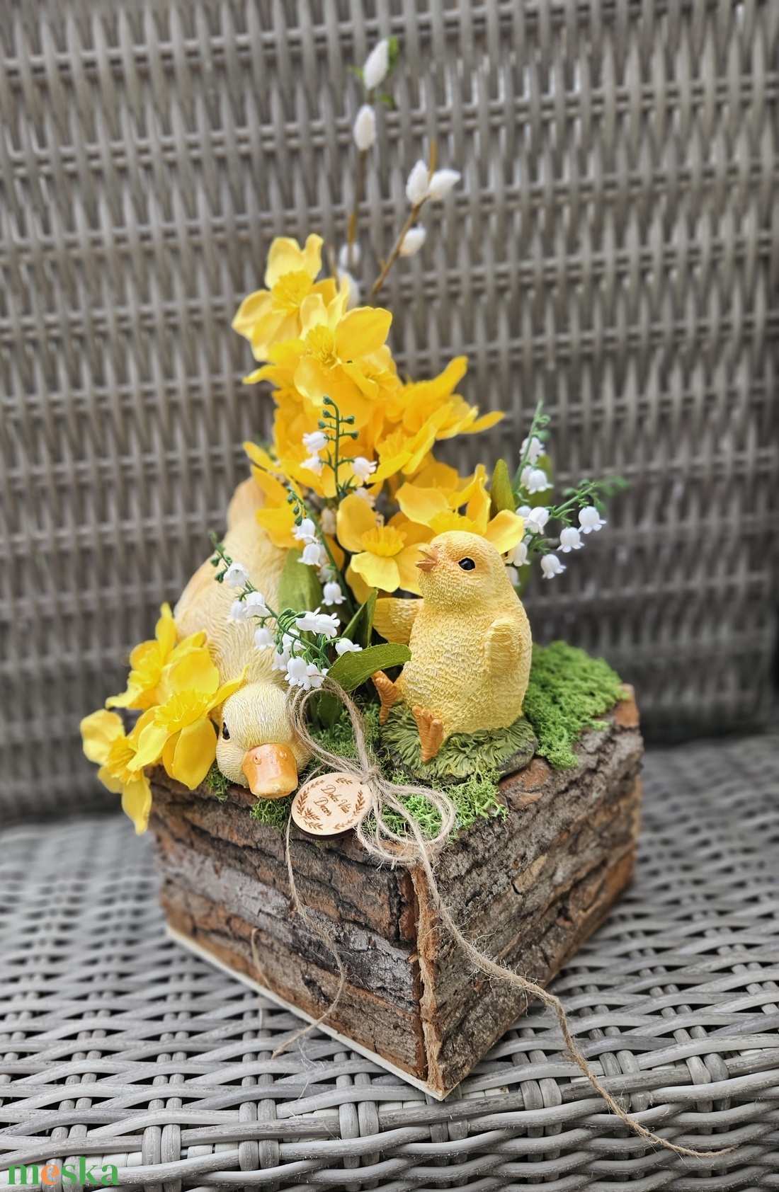 Baromfi banzáj asztaldísz  - otthon & életmód - dekoráció - asztal és polc dekoráció - asztaldísz - Meska.hu