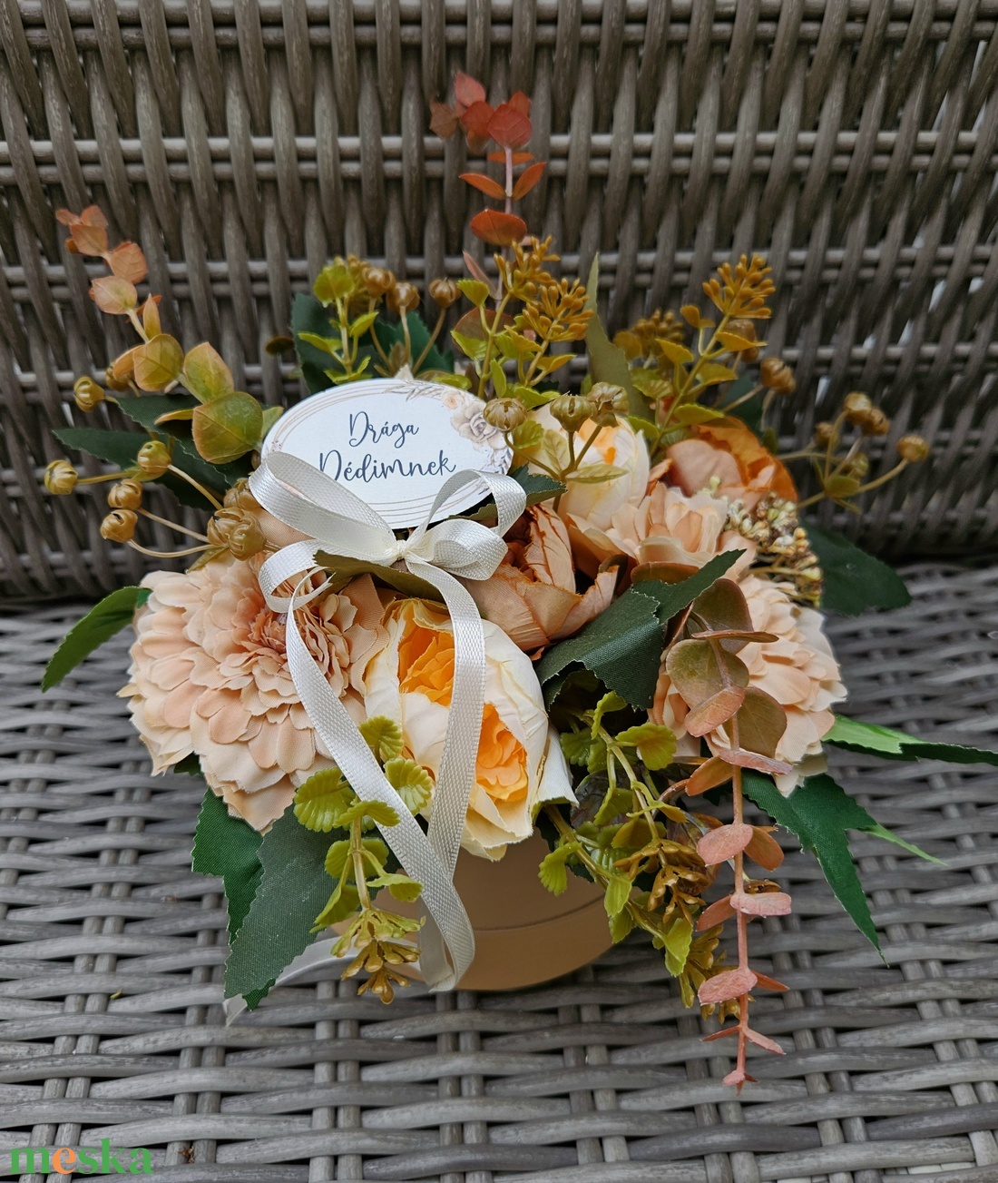 Anyák napi virágbox  - otthon & életmód - virágdekoráció - virágok - virágbox - Meska.hu