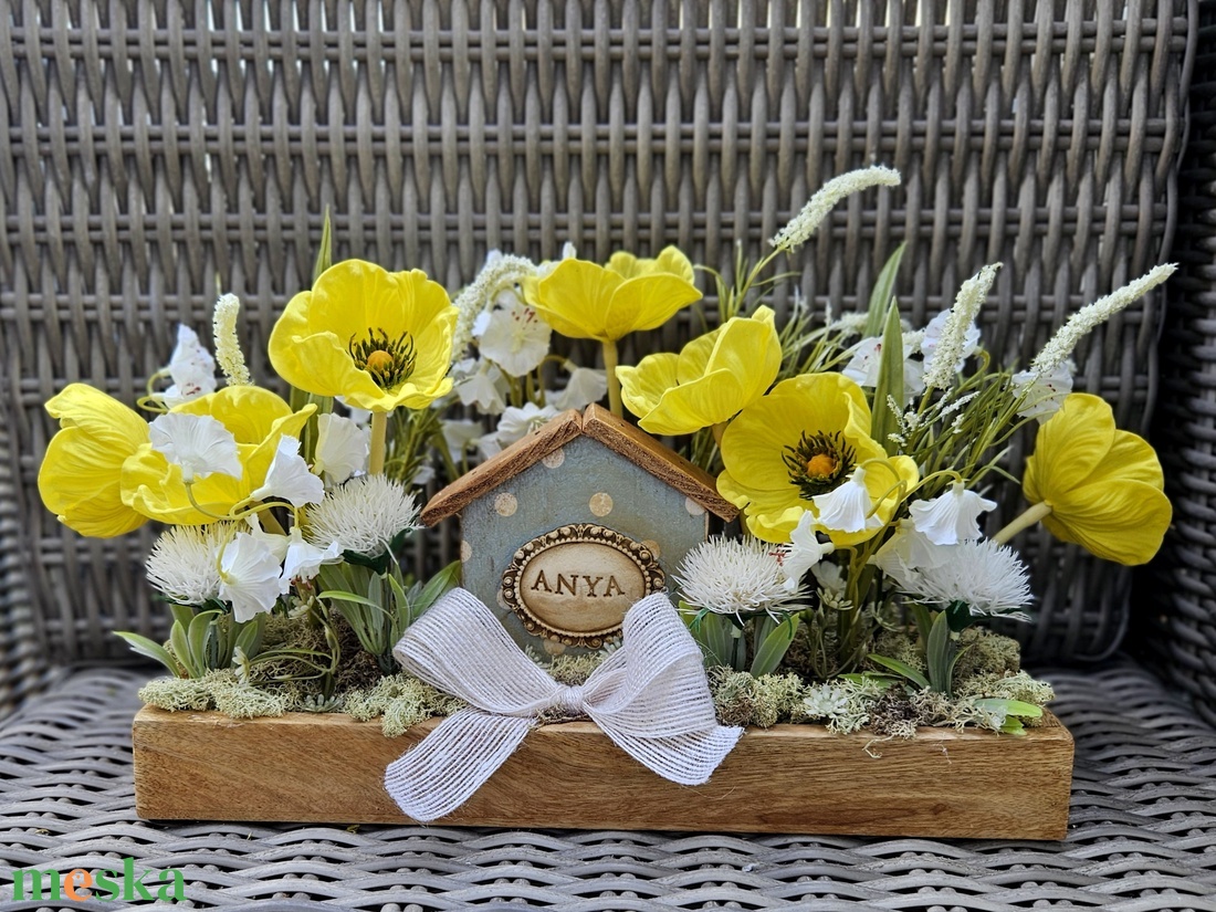 Vintage anyák napi asztaldísz �� - otthon & életmód - dekoráció - asztal és polc dekoráció - asztaldísz - Meska.hu