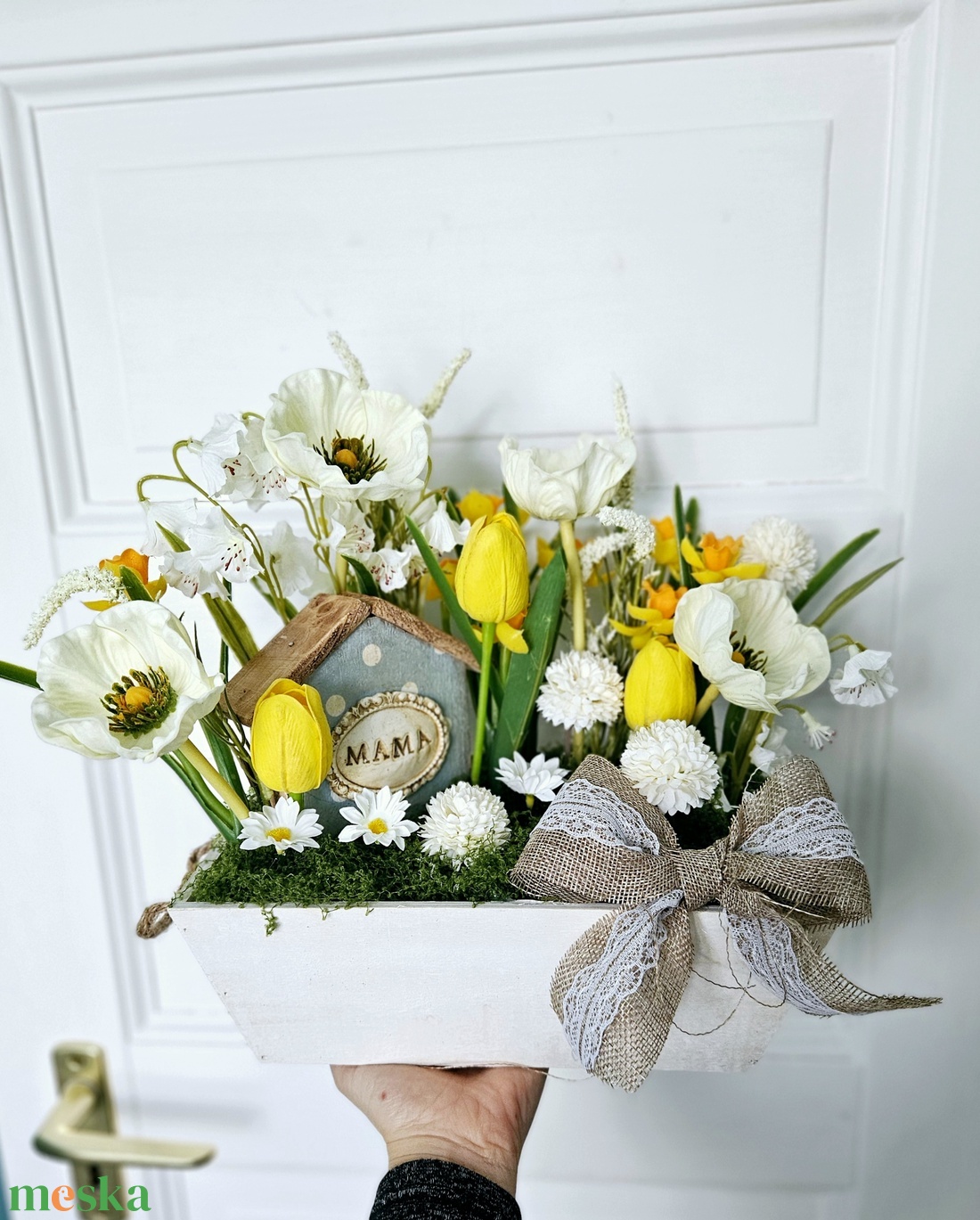 Vintage anyák napi asztaldísz egy kedves Nagymamának � - otthon & életmód - dekoráció - asztal és polc dekoráció - asztaldísz - Meska.hu