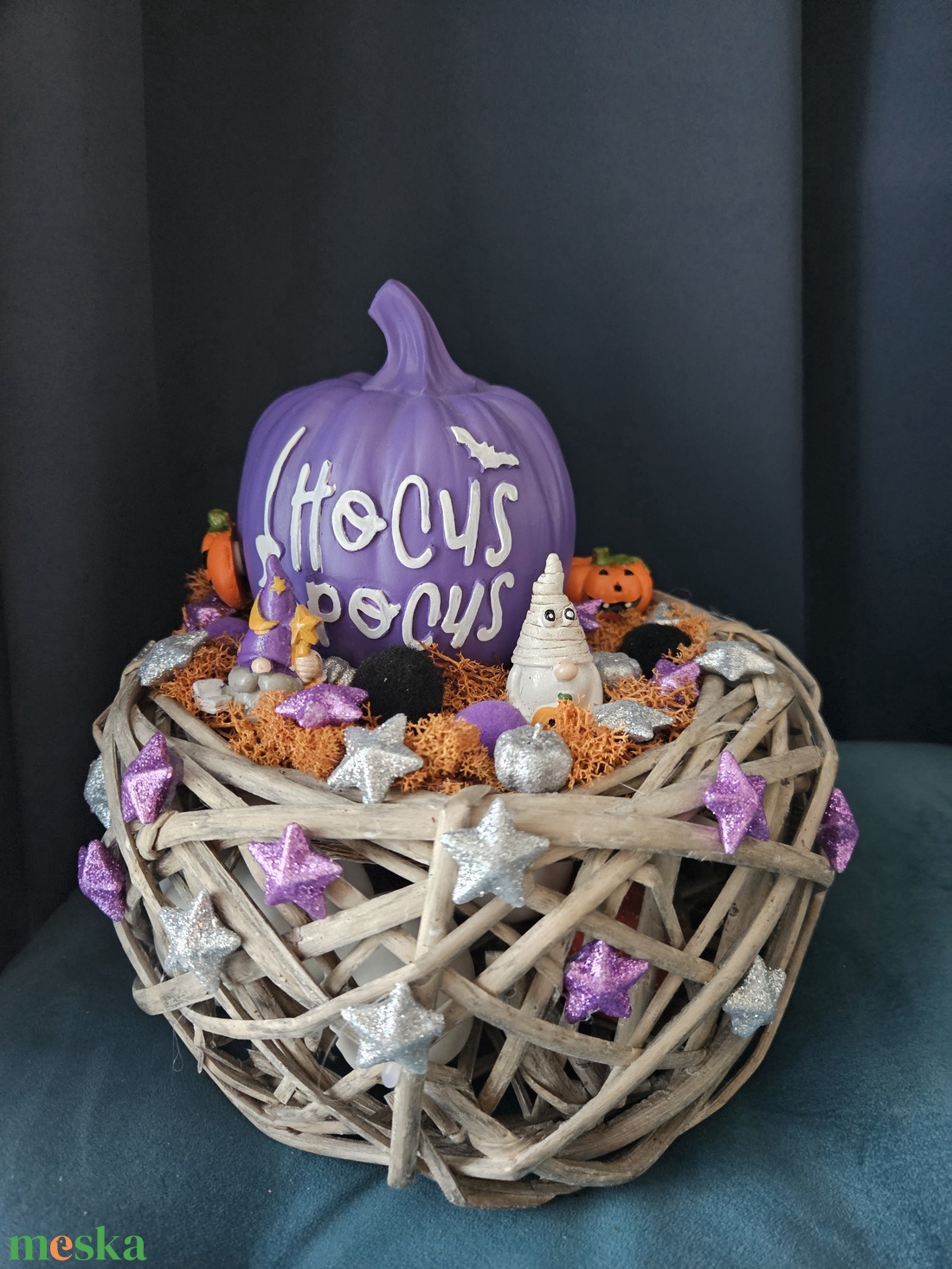 Hókusz-pókusz halloweeni varázslók asztaldísz ����� - otthon & életmód - dekoráció - halloween - halloweeni asztaldísz - Meska.hu